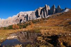 Uno scorcio presso il Passo Sella