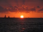 Waikiki, Honolulu, tramonto sul pacifico