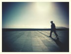 old man walking