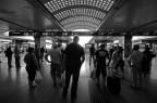 Treno in ritardo al binario 1