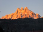 Tramonto sulle pale di S,Martino,dal Primiero..