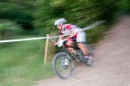 Foto scattata durante una gara notturna MTB