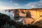 Incantevole paesaggio sulla great ocean road