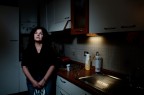 In the kitchen