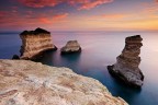 I faraglioni in rosso