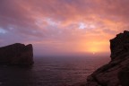 Tramonto sul mare