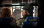 In bus...