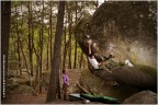 fontainebleau: magnus alle prese con un bel 7a