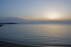 tramonto a Gallipoli (LE) in una giornata di fine aprile