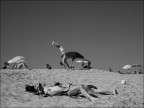 Acrobazie in spiaggia