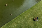 Installazione di Isaac Cordal a Nantes