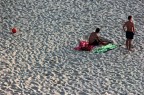 In spiaggia