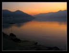 lago verso sera