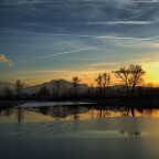 Tramonto ghiacciato