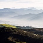 Tramonto sulla Valle del Savena (Bologna)