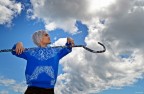 Foto di un mio amico in cosplay di Jack Frost