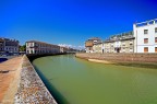 Senigallia - Il  Fiume Misa,  placidamente sfocia al Porto Canale.