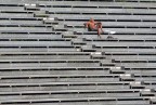 gradinata alla prima variante del'autodromo di monza