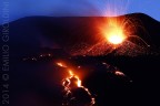 Etna by night