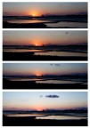 tramonto nelle saline di Marsala