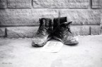 Scarpe vissute di un Homeless americano.
Scattata all'entrata dell'Arches Canyon
