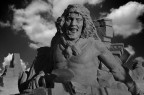 sculture di sabbia.