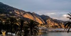 Veduta di Mentone lato frontiera verso Italia