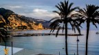 Veduta di Mentone lato frontiera verso Italia