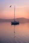Tramonto sul lago