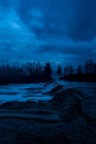 Tanta pioggia e il torrente Cervo era quasi in piena.