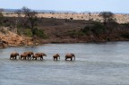 panorama arricchito allo Tsavo East National Park (Kenya)