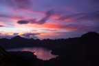 sunset on mt Rinjani - Lombok