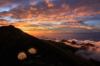 sunset on mt Rinjani - Lombok