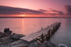 Pontile al tramonto Pontile al tramonto