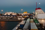 Un immagine che ho scattato quando stavo sulla nave aspettando di partire per le vacance Pasquali...Ero a conoscenza che la Norman Atlantic si trovasse ormeggiata sul porto di Bari ma sono rimasta sorpresa trovarmela davanti agli occhi quando ho raggiunto il terminal per fare il check in...e' stato molto triste vederla e ancora piu' triste sapere che le autorita' non sono ancora salite per fare ulteriori controlli e per cercare ulteriori vittime visto che finora risultano disperse 18 persone.