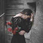 red flowers