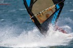 Windsurf e schizzi d'acqua