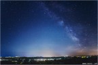 Vista (davvero rara) della via Lattea dal balcone di casa mia il 22/06/2015. Canon 60d + sigma 10-20 4-5.6 @10 mm e f/4, 4 pose da 30 s a iso 1600 (+2 dark) e 4 pose da 30 sec a iso 3200 (+2 dark) ...