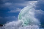 Onda di mareggiata nel Mar Ligure
