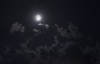 Luna con nuvole