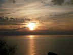 foto scattata tardi pomeriggio emozionante e affascinante tramonto palinuro...