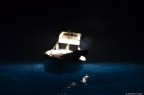battuta di pesca notturna su un peschereccio