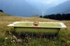Mio figlio che vuole fare il bagno...