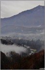 Sauris (UD) - giornata grigia con nuvole basse