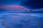 Vettore "invernale" al tramonto dal Pian Grande, 01/2016.