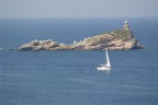 questo era lo scenario che probabilmente poteva mirare Napoleone dalla sua villa dei mulini sull'isola d'elba...
magari la barca sar stata un p diversa...