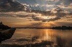 alba sullo stagno di Cabras