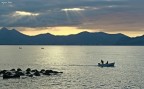 Aspra  una frazione di Bagheria, una borgata marinara che si affaccia sul Golfo di Palermo dalle caratteristiche barche di legno vividamente colorate.