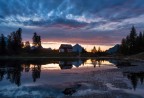 Alba al rifugio Croda da Lago G.Palmieri