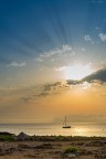 La barca a vela - tramonto a Cala Faraglioni
Isola di Favignana - Trapani